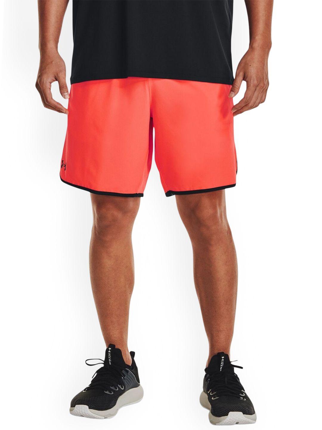 under armour men slim fit hiit woven 8" sports shorts