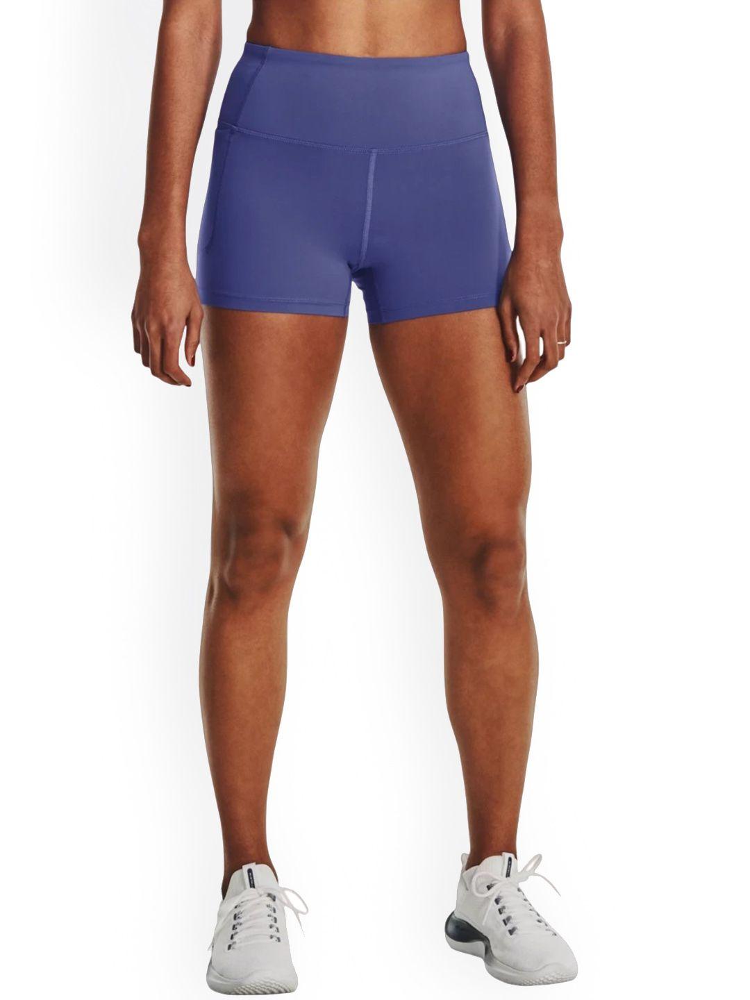 under armour meridian men brand logo printed slim-fit sports shorts