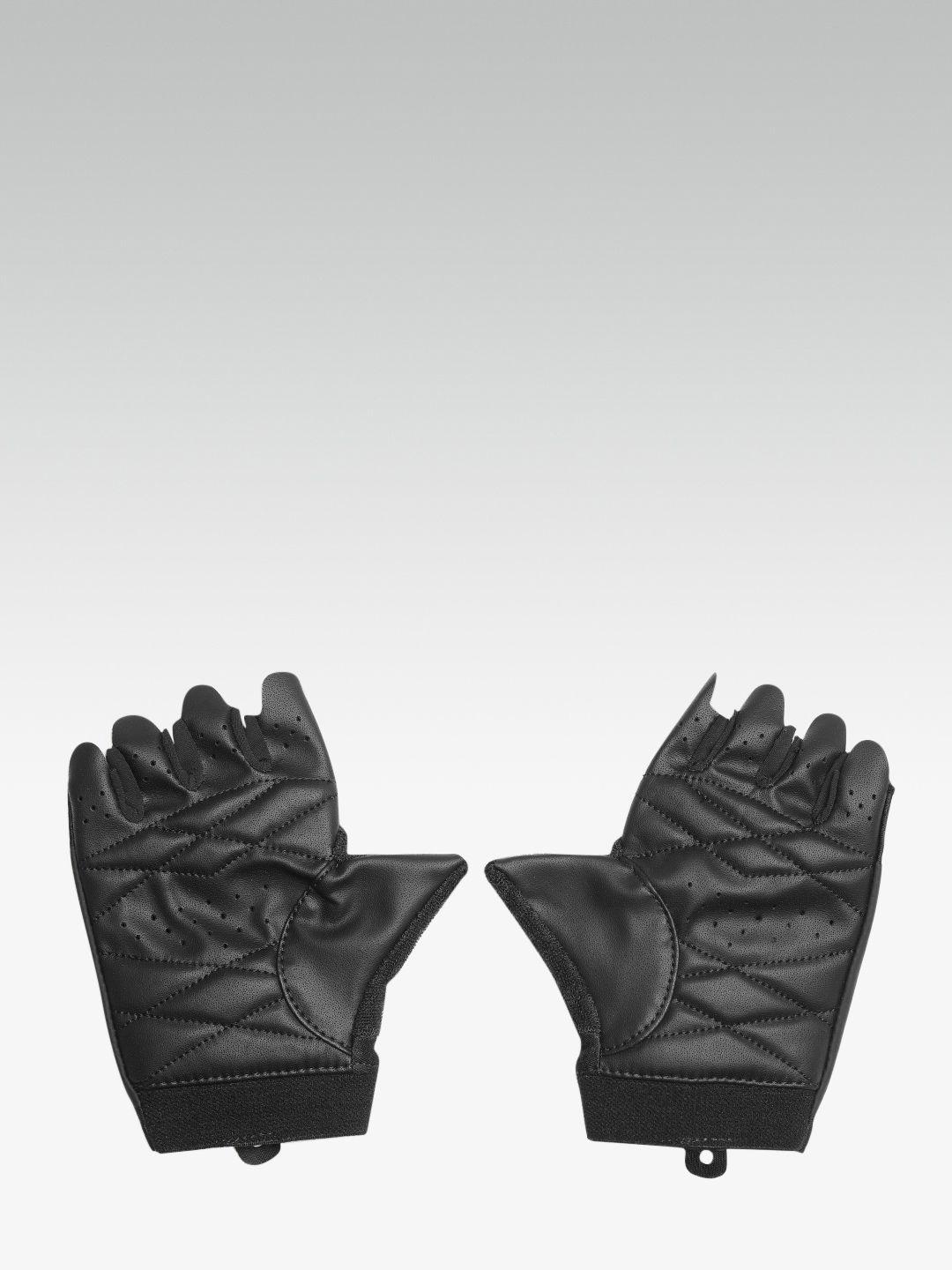 under armour women black low impact training gloves