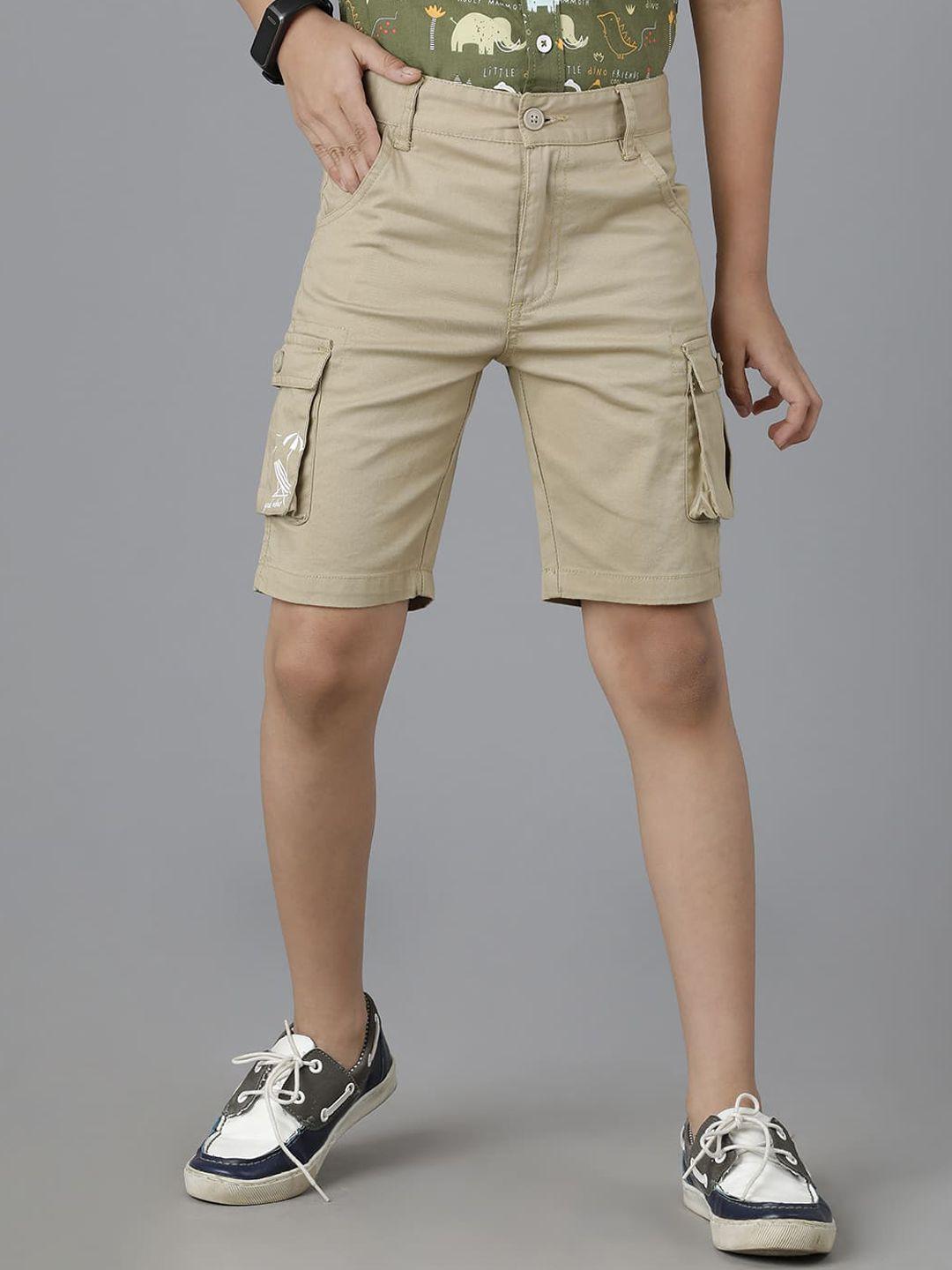 under fourteen only boys cotton cargo shorts