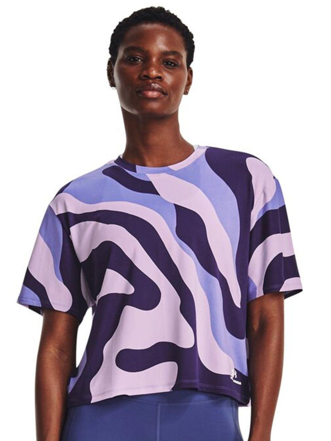 under armour abstract printed short sleeves sports t-shirt