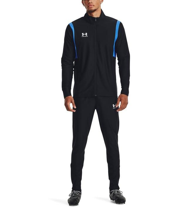 under armour black fitted tracksuits