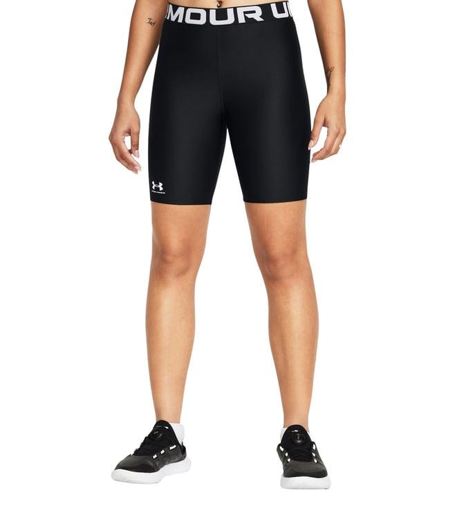 under armour black heatgear 8" shorts