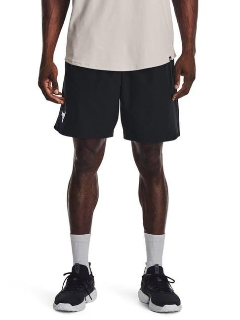 under armour black loose fit sports shorts