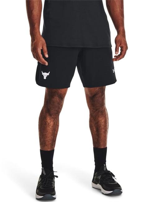 under armour black loose fit sports shorts