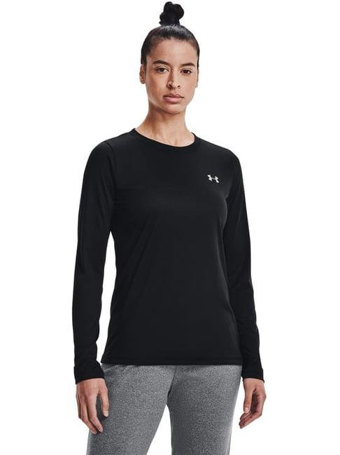 under armour black loose fit sports t-shirt