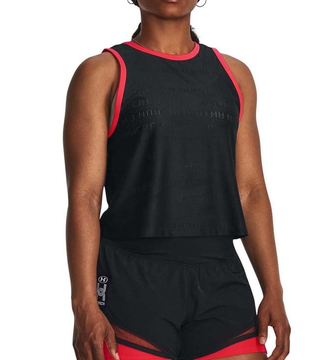 under armour black loose fit tank top