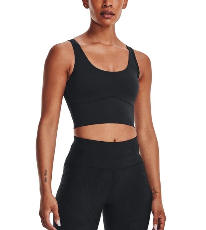 under armour black meridian regular fit tank top