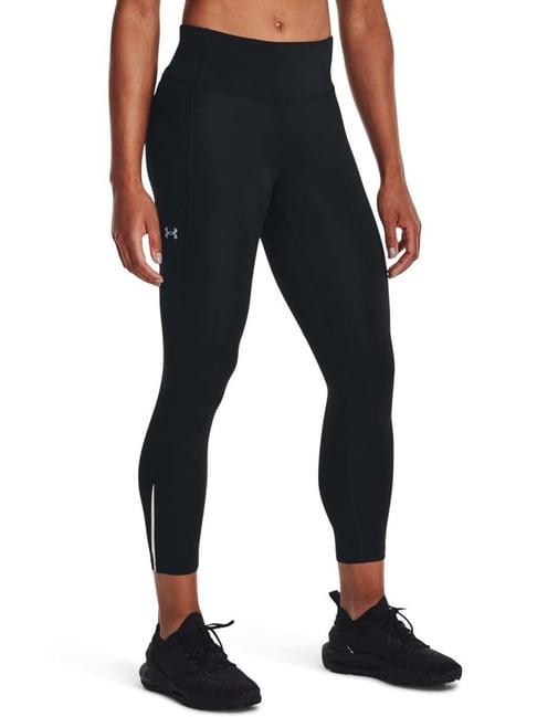 under armour black mid rise sports tights