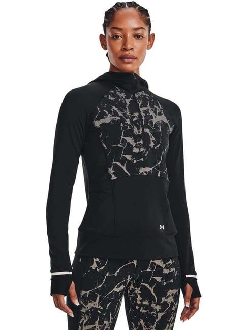 under armour black printed sports jacket