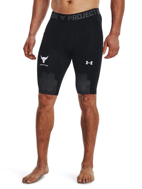 under armour black regular fit sports tights