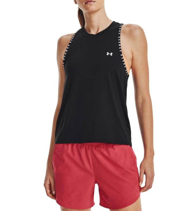 under armour black regular fit tank top