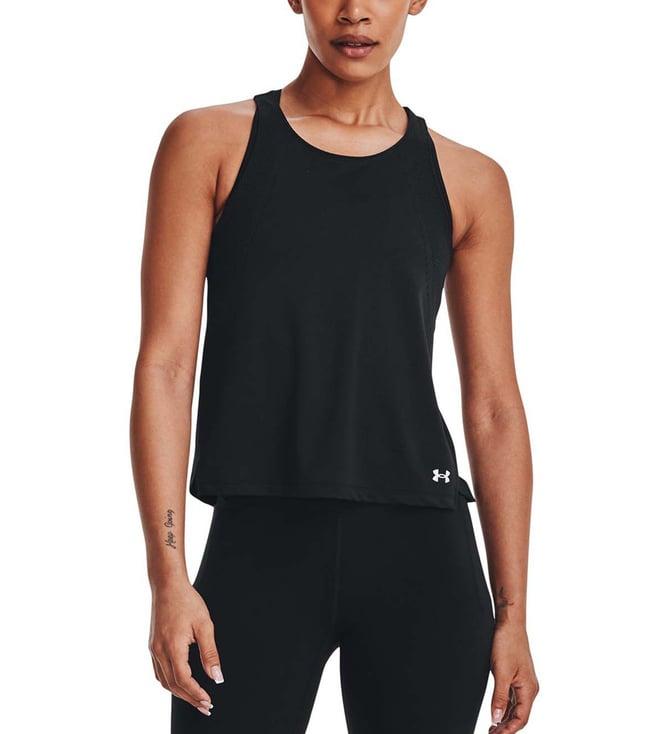 under armour black regular fit tank top