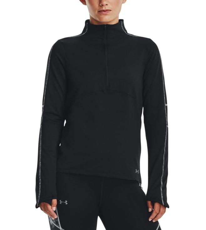 under armour black regular fit training top