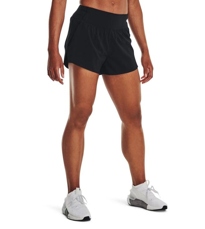 under armour black slim fit shorts