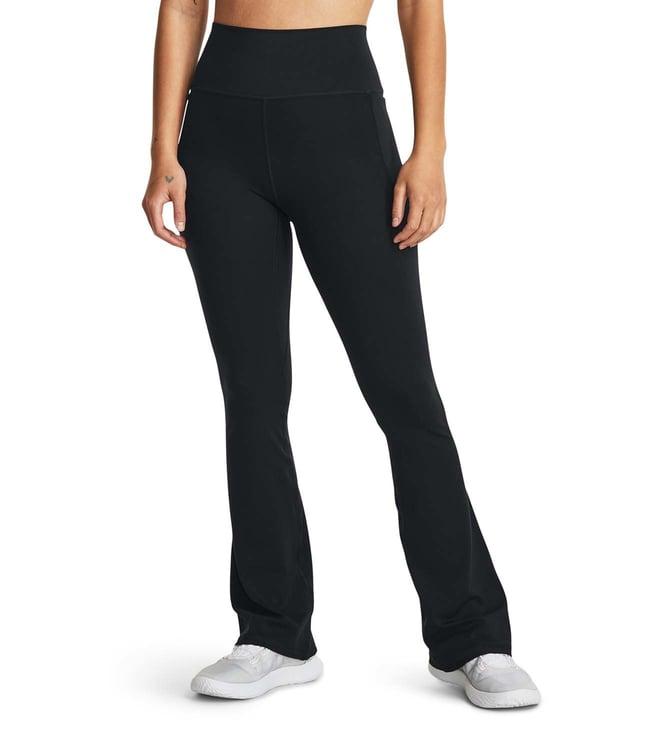 under armour black slim fit trackpants