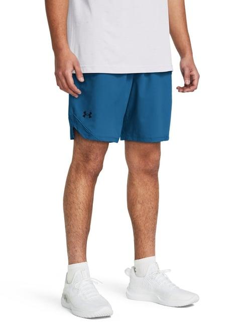 under armour blue fitted shorts