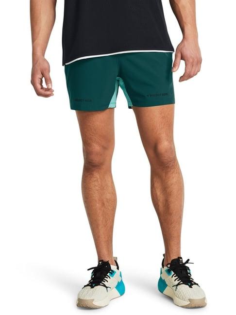 under armour blue fitted shorts