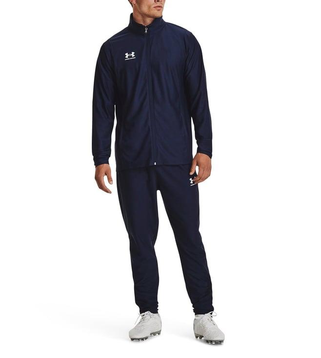 under armour blue fitted tracksuits