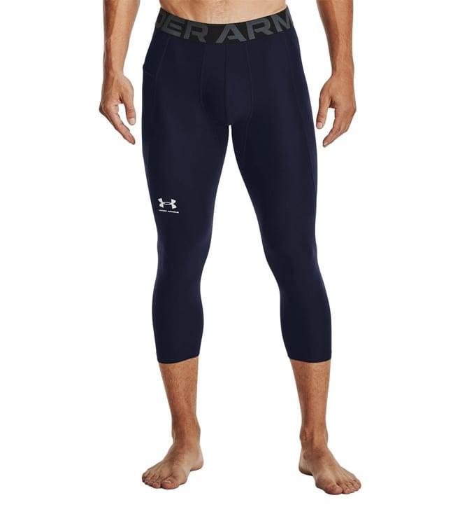 under armour blue heatgear 3/4 leggings