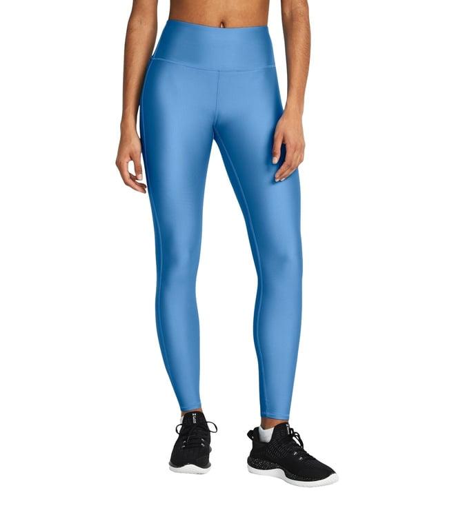 under armour blue heatgear full-length leggings