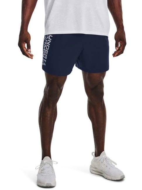 under armour blue loose fit sports shorts