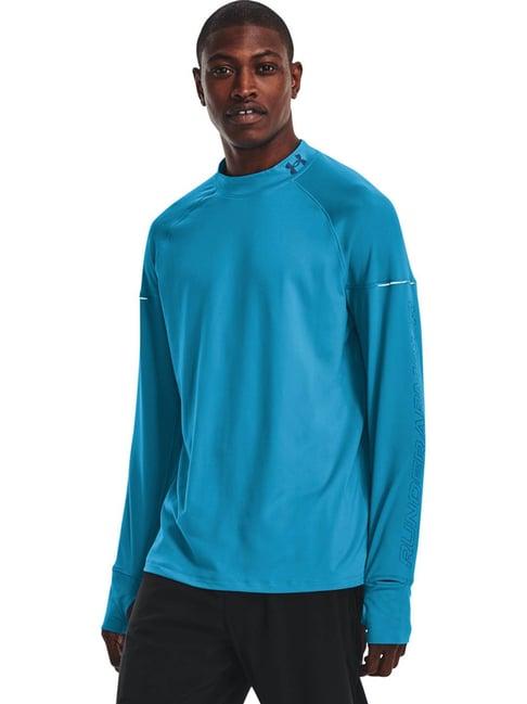 under armour blue muscle fit sweatshirt