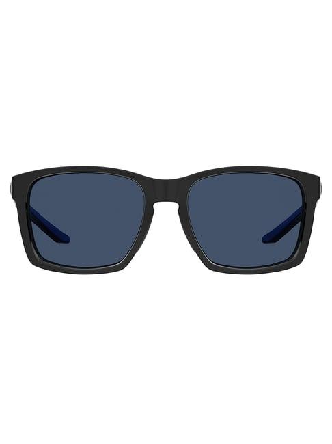 under armour blue rectangular sunglasses for men