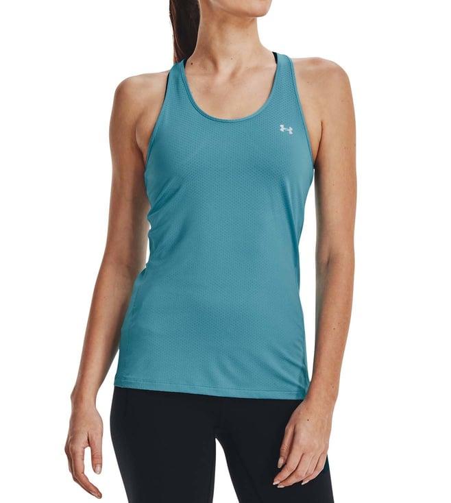 under armour blue slim fit tank top