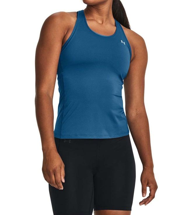 under armour blue slim fit tank top