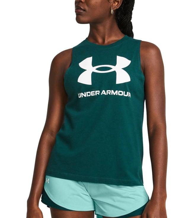 under armour blue sportstyle graphic tank