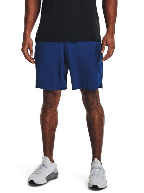 under armour blue super fit sports shorts