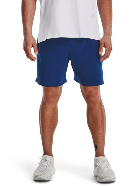 under armour blue super fit sports shorts