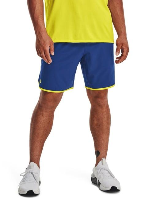 under armour blue super fit sports shorts