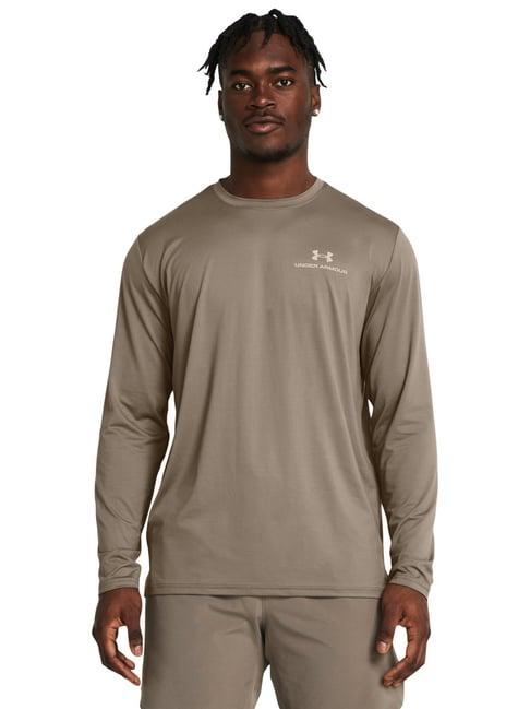 under armour brown slim fit t-shirt