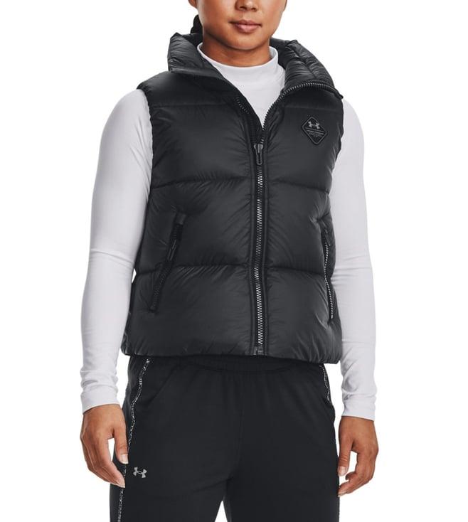 under armour coldgear black regular fit training gilet jacket