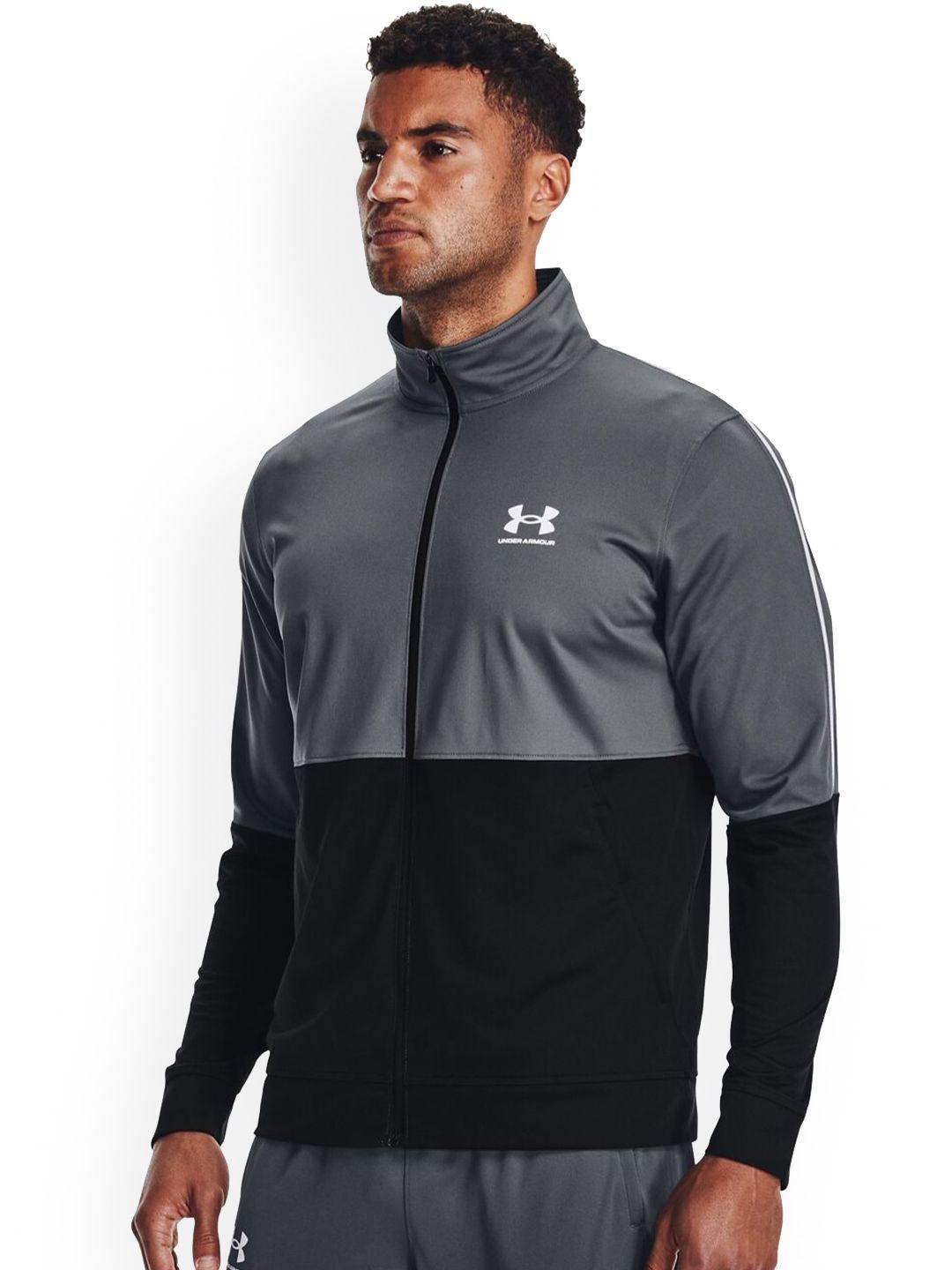 under armour colourblocked pique training or gym sporty jacket