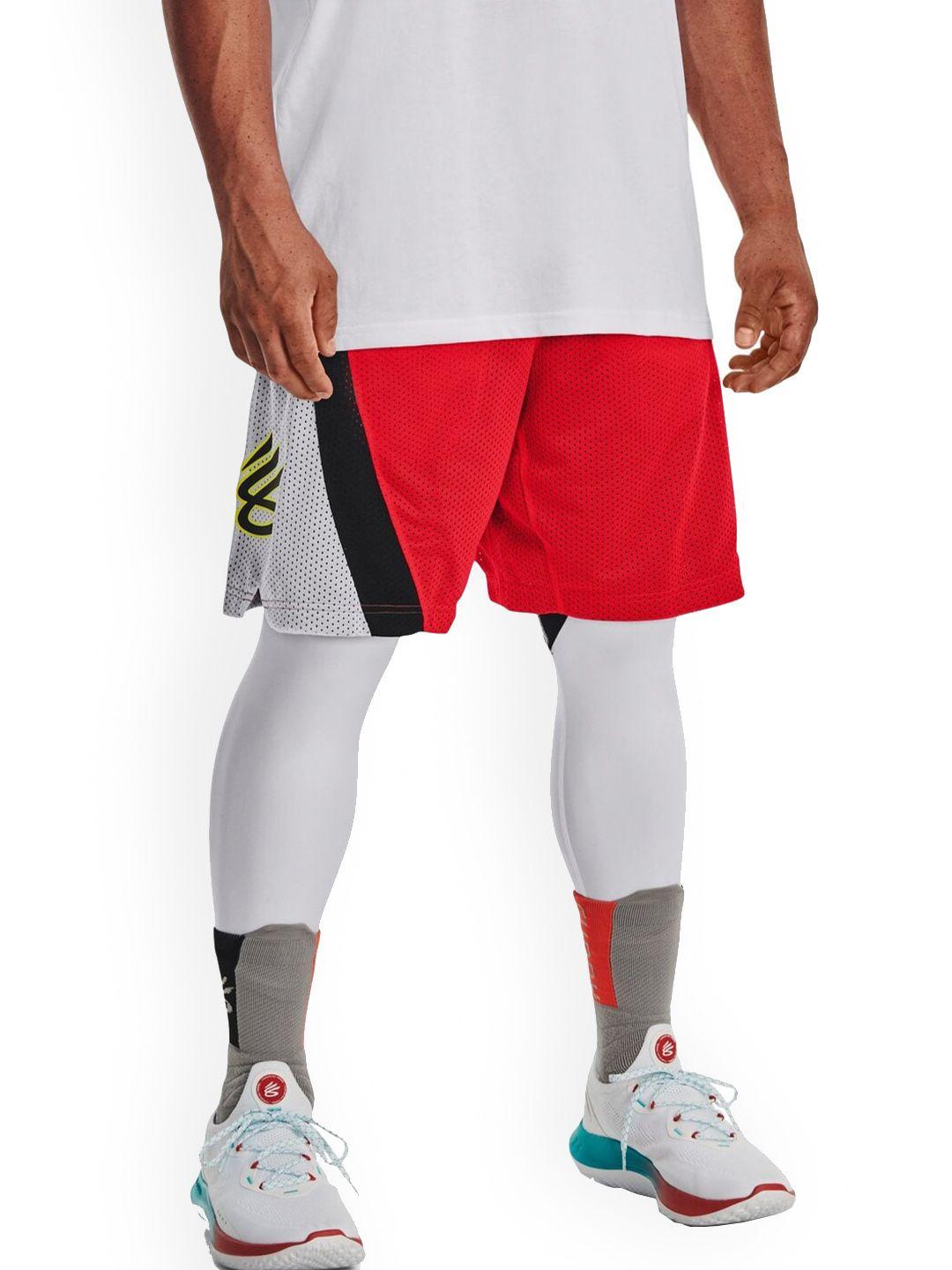 under armour curry splash men mid-rise sports shorts