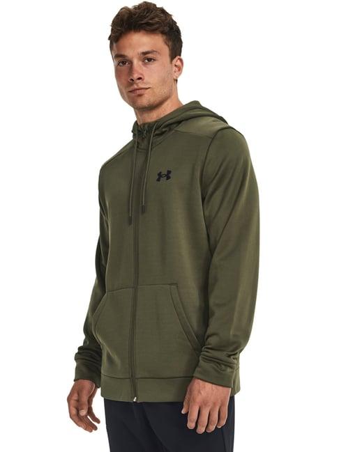 under armour green loose fit hooded sweatshirt