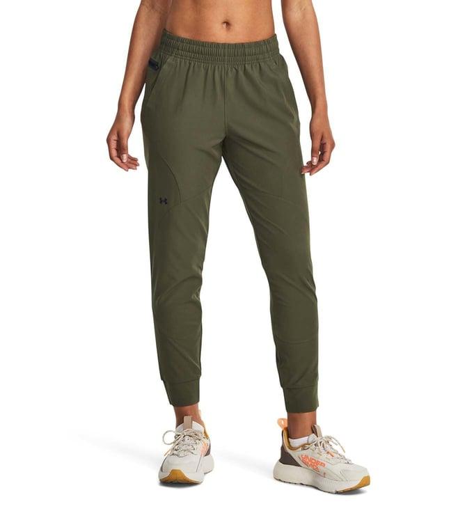 under armour green loose fit joggers