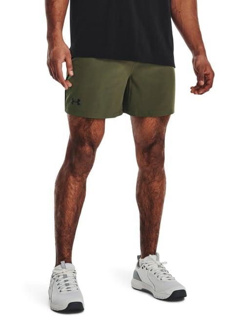 under armour green loose fit sports shorts