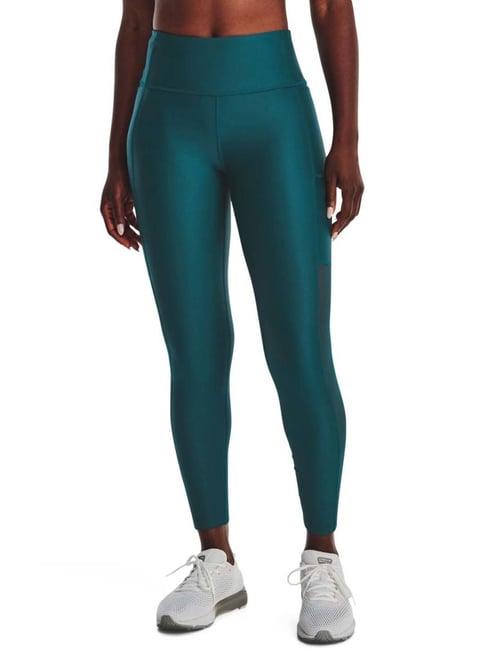 under armour green mid rise sports tights