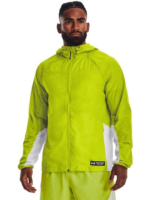 under armour green regular fit sports hoodie