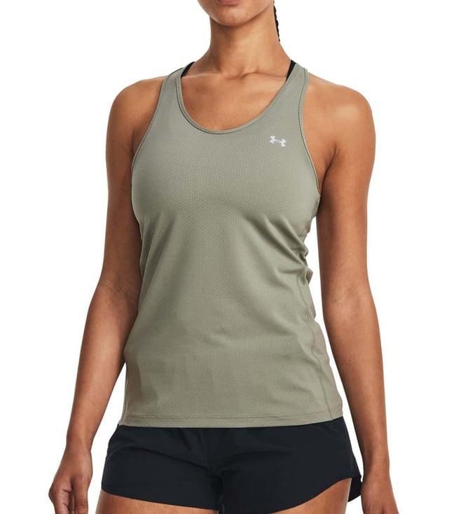 under armour green slim fit tank top