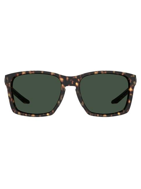 under armour green uv protection rectangular sunglasses for men