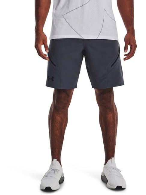 under armour grey classic fit sports shorts