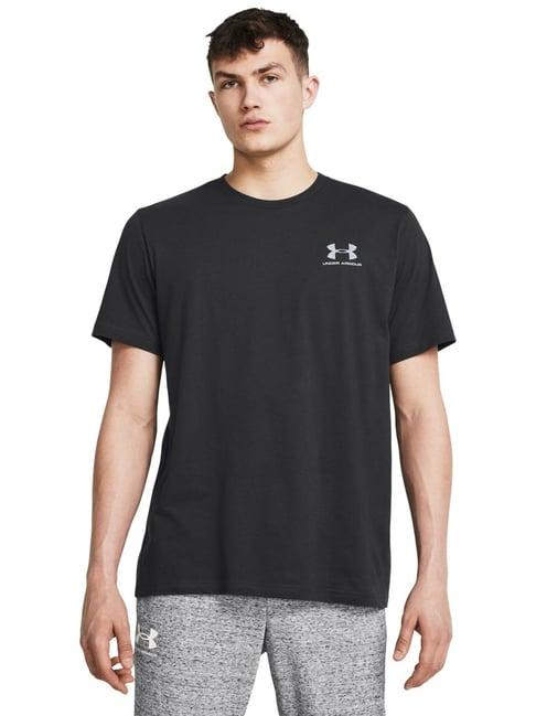 under armour grey cotton slim fit t-shirt