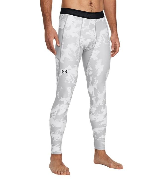 under armour grey heatgear iso-chill printed leggings