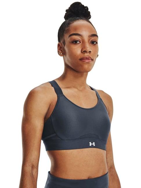 under armour grey infinity crossover sports bra