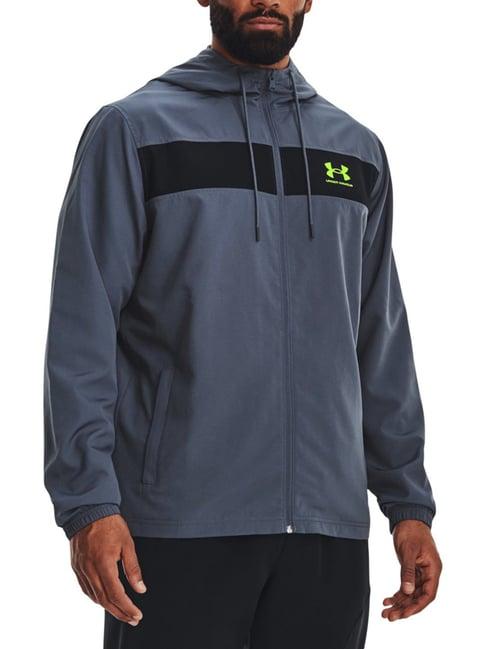 under armour grey regular fit sports jacket